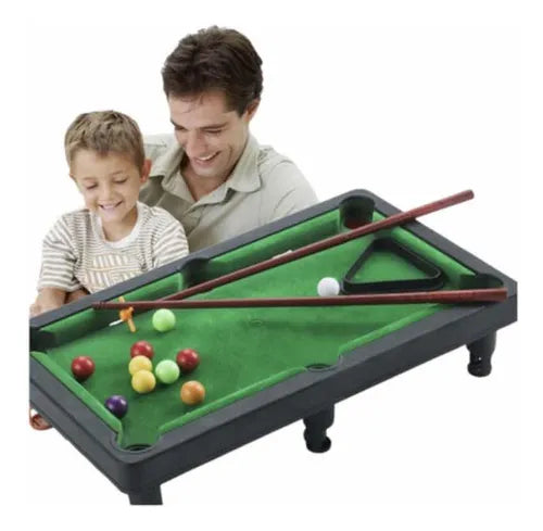 Mini Mesa de Pool Snooker + 2 Tacos de Regalo